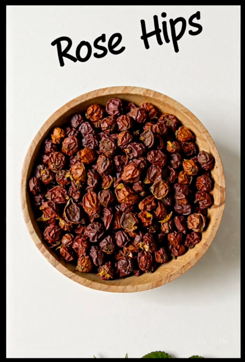Organic Whole Rose Hips - 100% Pure, Non-GMO Rosa Canina, Vitamin C-Rich USA