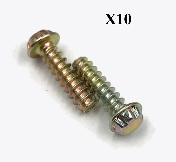 10 Pack 4.5mm Security Bit Screws For Nintendo NES / SNES / N64 / NGC; Sega Geni