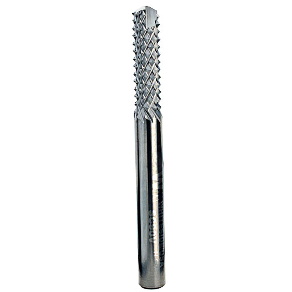 WHITESIDE SC90V V-PLUNGE POINT FIBERGLASS ROUTER BIT - 1/4 SH X 1/4 CD X 3/4 CL