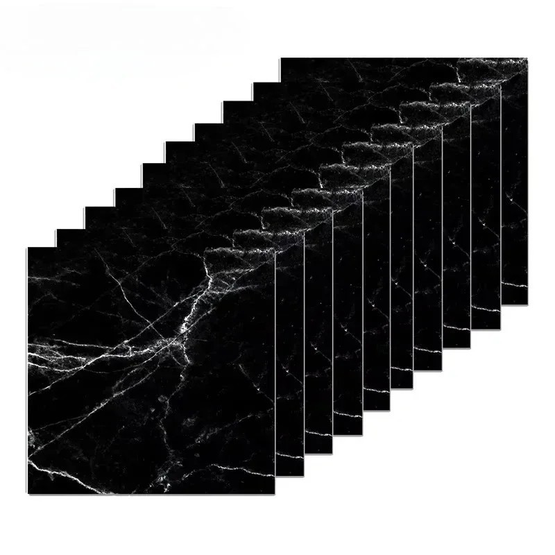20Pcs Peel and Stick Marble Floor Wall Panels 23.6"x11.8" PVC Tiles Sticker US