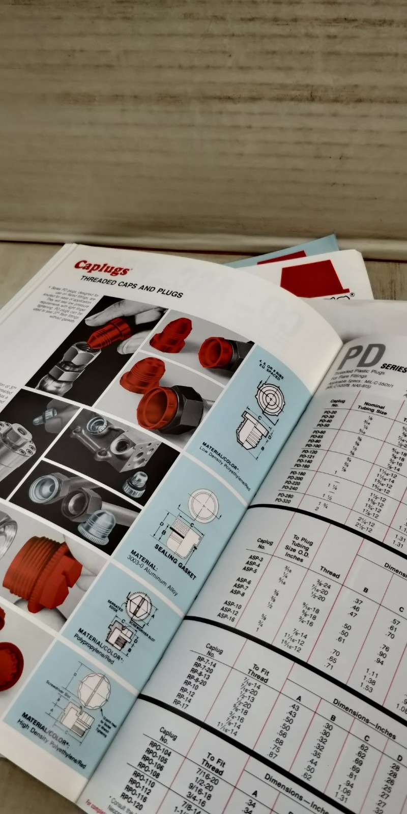1993 CAPLUGS catalog #593 caps and plugs C7