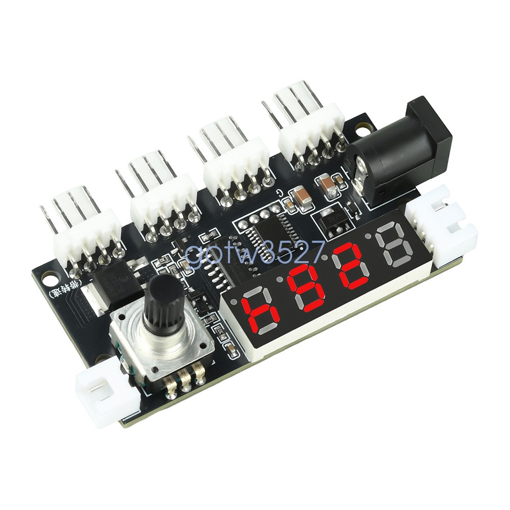 DC5-24V 5A Digital PWM Speed Motor Controller Temperature Control+10K NTC Sensor