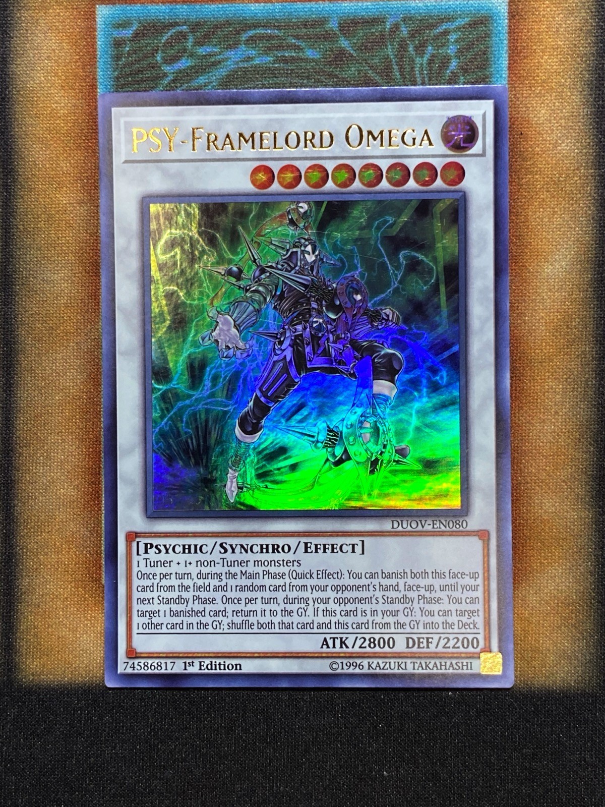 Yugioh PSY-Framelord Omega DUOV-EN080 Ultra Rare 1st Ed NM