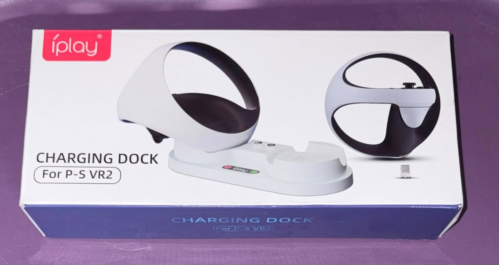 2 Charging Dock Station Charger With Cable For PS5 PS VR2 Controllers Console C