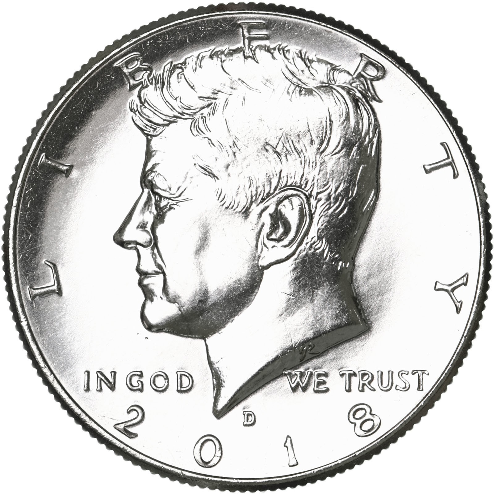 2018 D Kennedy Half Dollar CN-Clad Choice BU US Coin