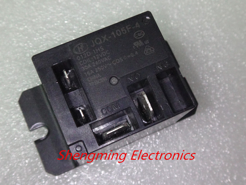 2pcs JQX-105F-4-012D-1HS 30A HF105F-4-012D-1HS Relay