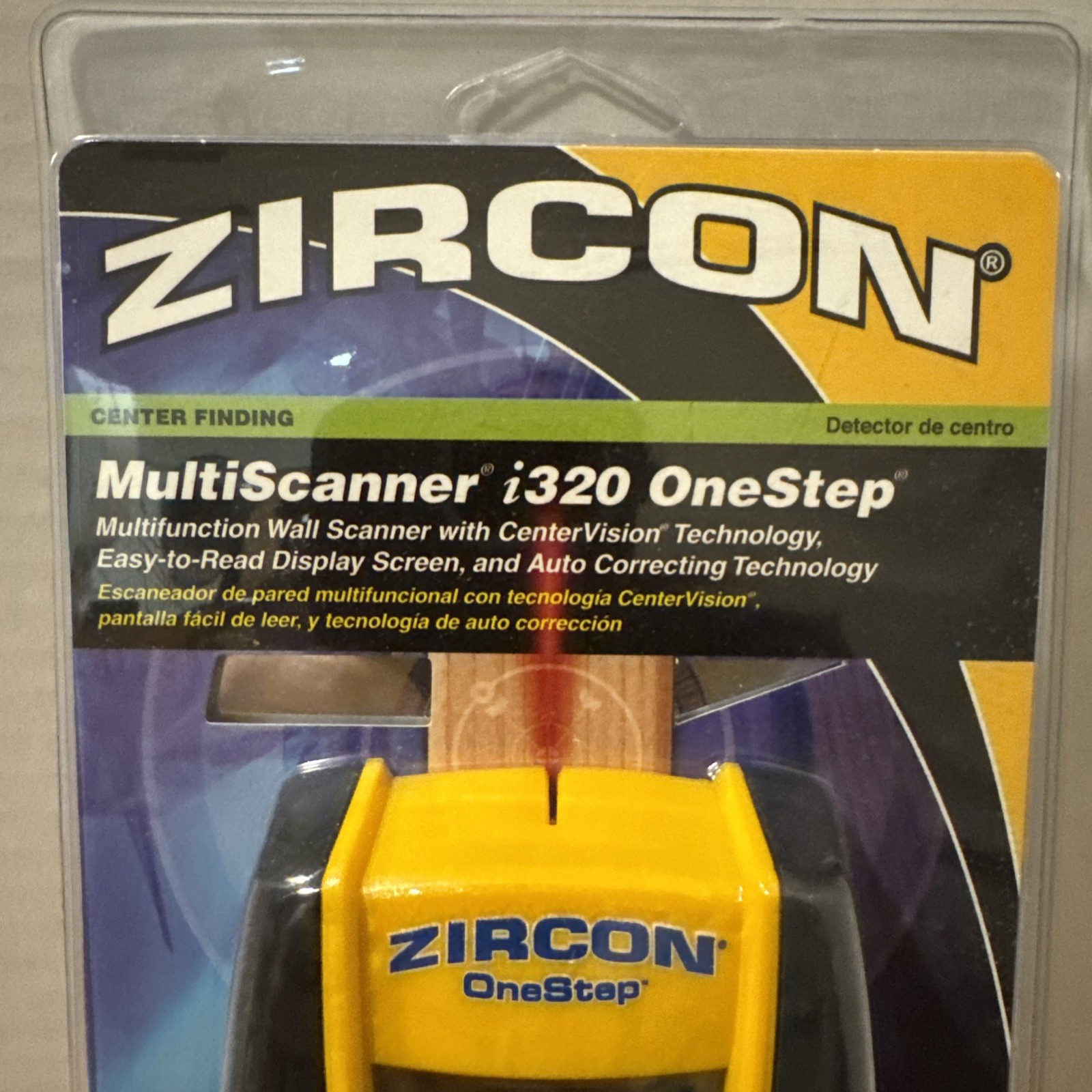 Zircon MultiScanner i320 OneStep Center-Finding Stud Finder