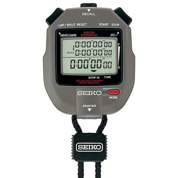 SEIKO STOPWATCH FOR TRACK AND FIELD SVAS011 Black Men's Watch New in Box