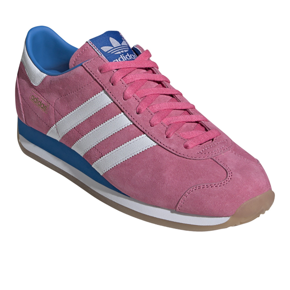 adidas Country Japan Lace Up Mens Pink, White Sneakers Casual Shoes IG4521-A
