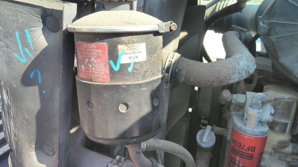 Replaces 2002 FORD F750SD (SUPER DUTY) POWER STEERING RESERVOIR ,  OH