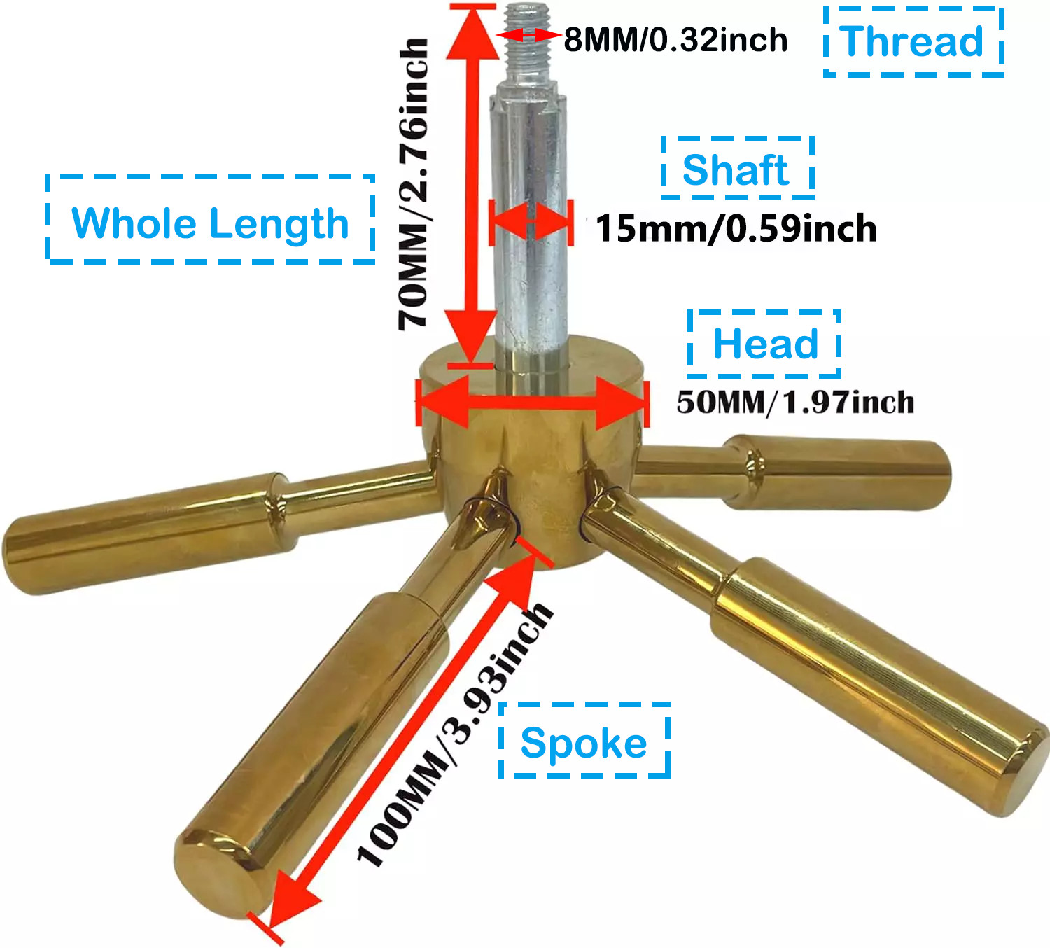 Gun Safe Handle 5 Spoke Handle Safe Handle Replacement For Fireproof Handle ,