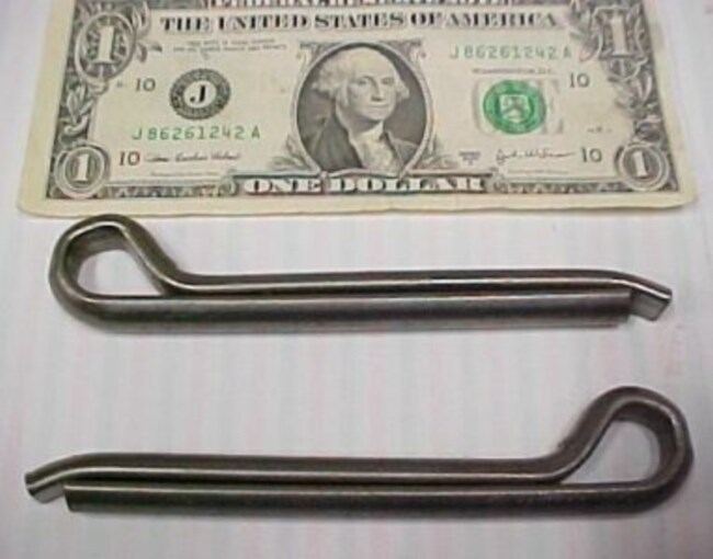 Lot 12 Large Cotter Pins Lifting Hook Chain Clevis 1/2" x 4" Rigging Crane Hoist