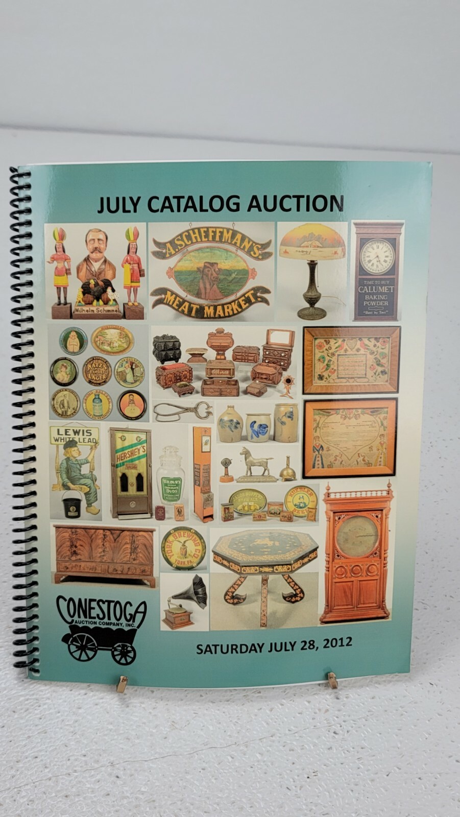 Conestoga Auction Company catalog July 2012 full-color wirebound antiques