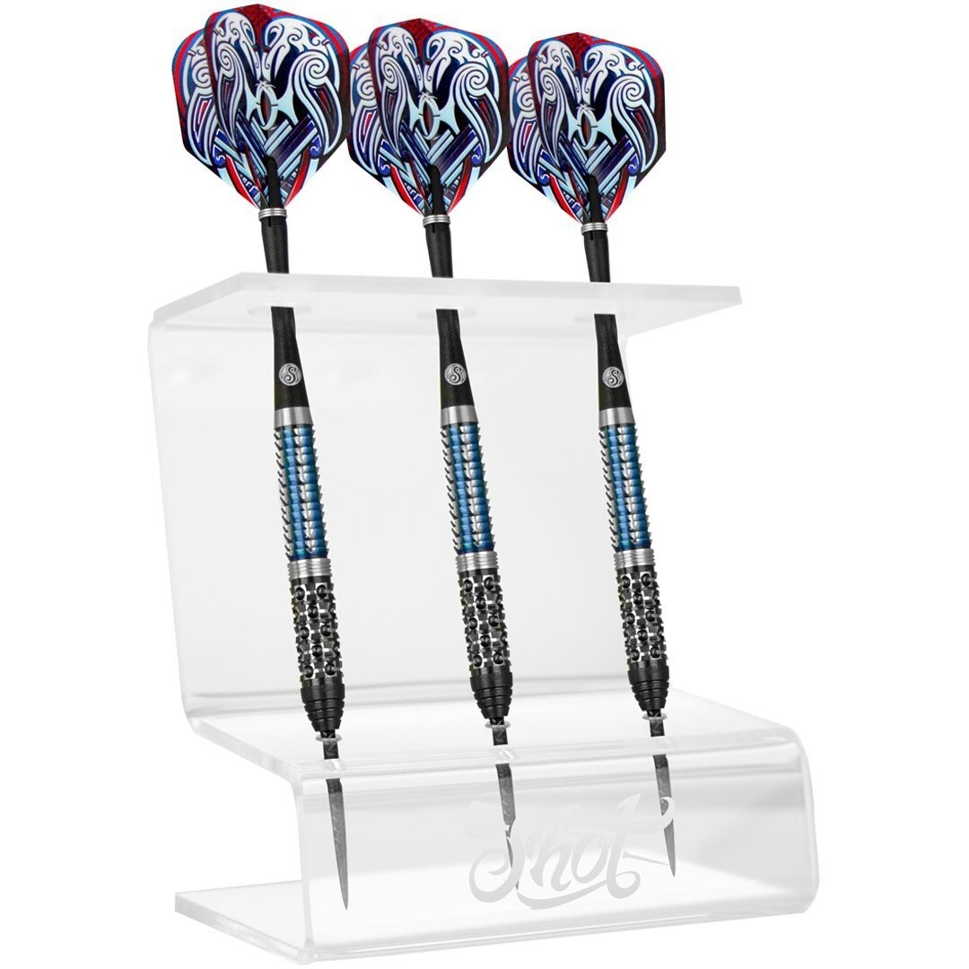 SHOT ACRYLIC 1 SET 3 HOLE DART DISPLAY STAND