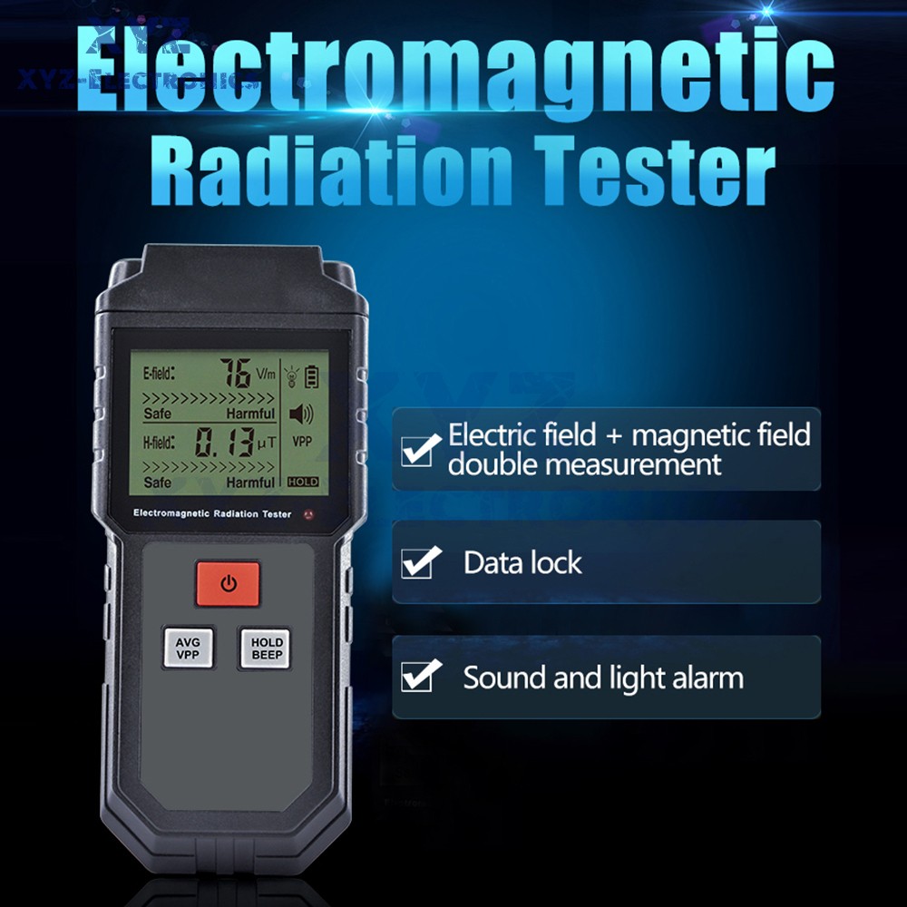 ET825 Electromagnetic Field Radiation Detector Tester EMF Meter Dosimeter Meter
