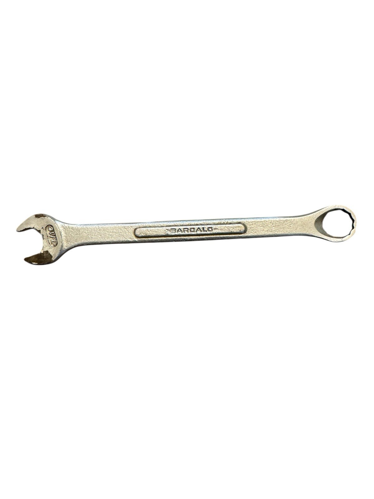 Vintage BARCALO - 7/16 Inch Scooped 12 Point Combination Wrench - FORGED U.S.A.