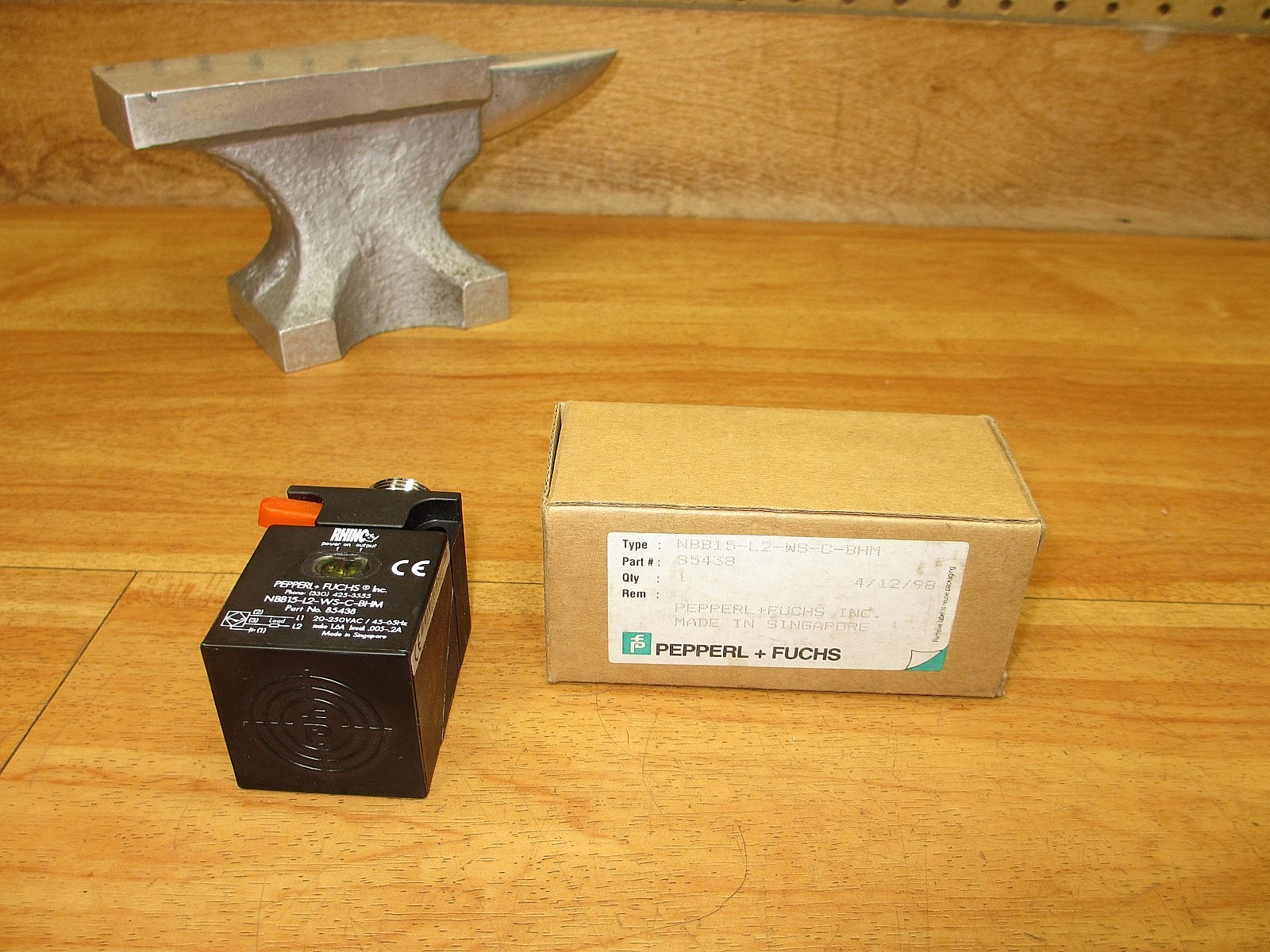 Pepperl + Fuchs 85438 *NEW* Inductive Sensor NBB15-L2-WS-C-BHM Proximity