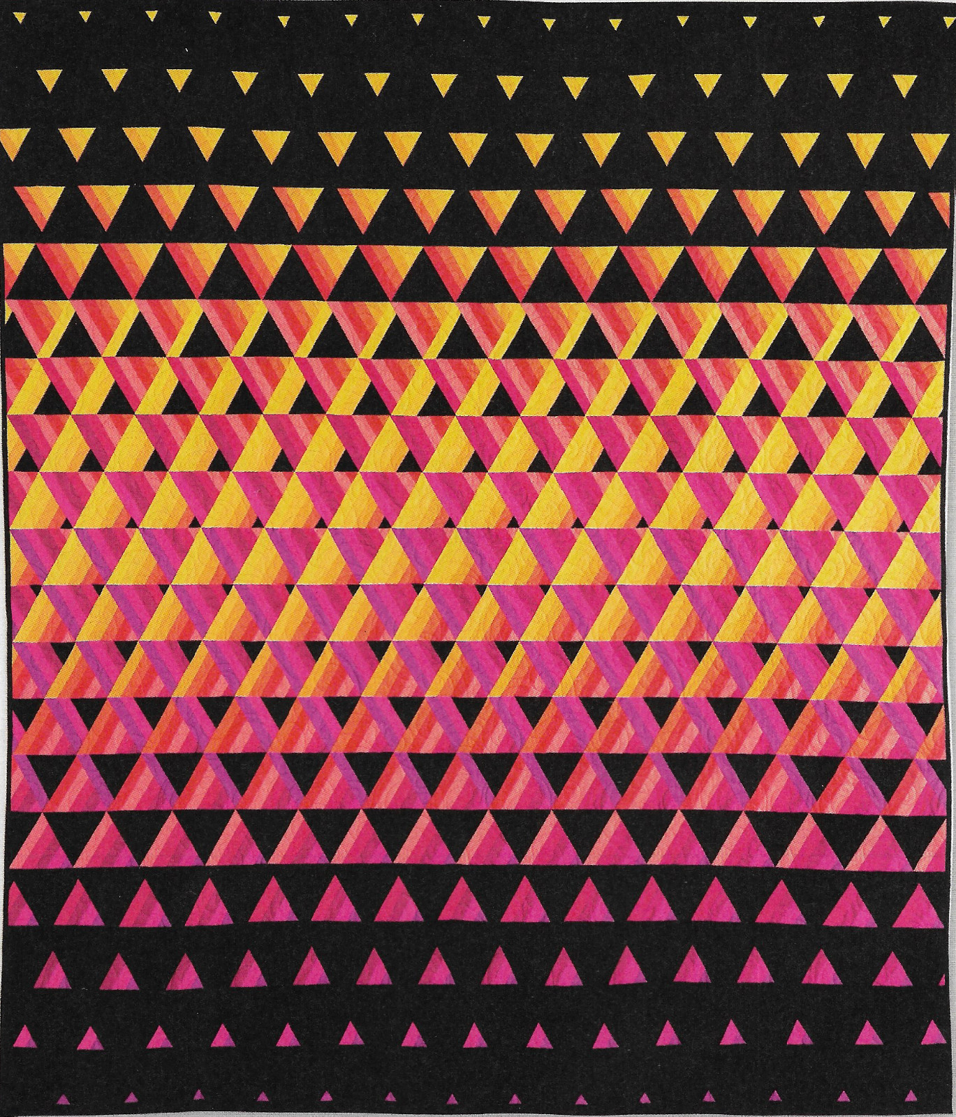 Refracted Fire Quilt quilting pattern instructions