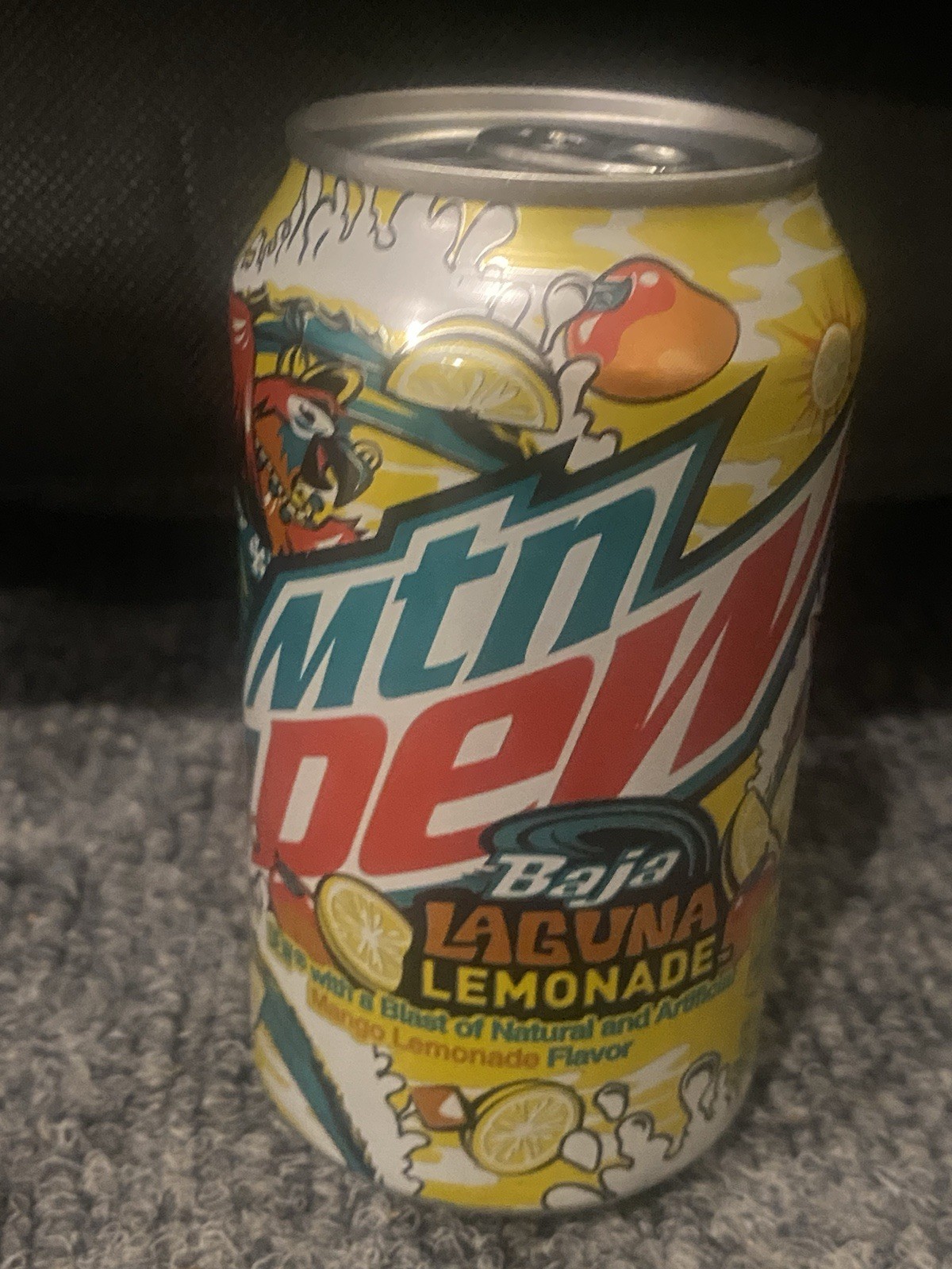 Mountain Dew Laguna Lemonade Baja Blast Full Unopened Can