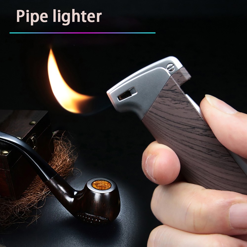 Premium Butane Pipe Lighter - Butane Fuel - Refillable and Adjustable Lighter