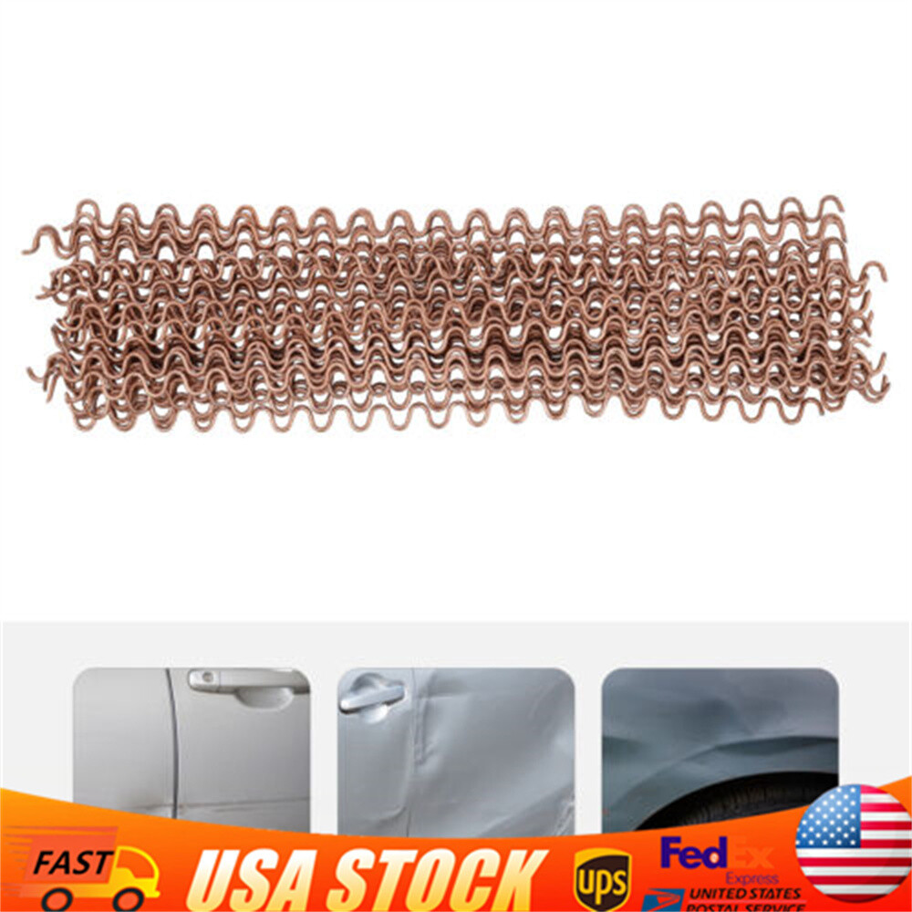 50PCS 33cm Wiggle Wire Wave Dent Repair Fix Spot Welding Thick Body Work Puller