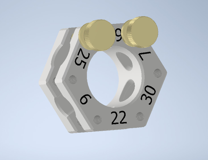 TSS PRO Hexagonal Ogive Seating Depth Comparator Tool