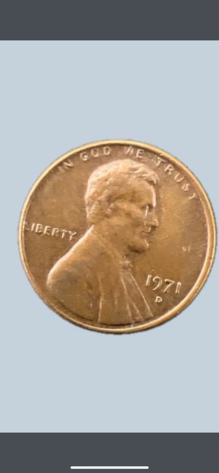 RARE 1971 “D” Lincoln Memorial Penny with multiple errors.