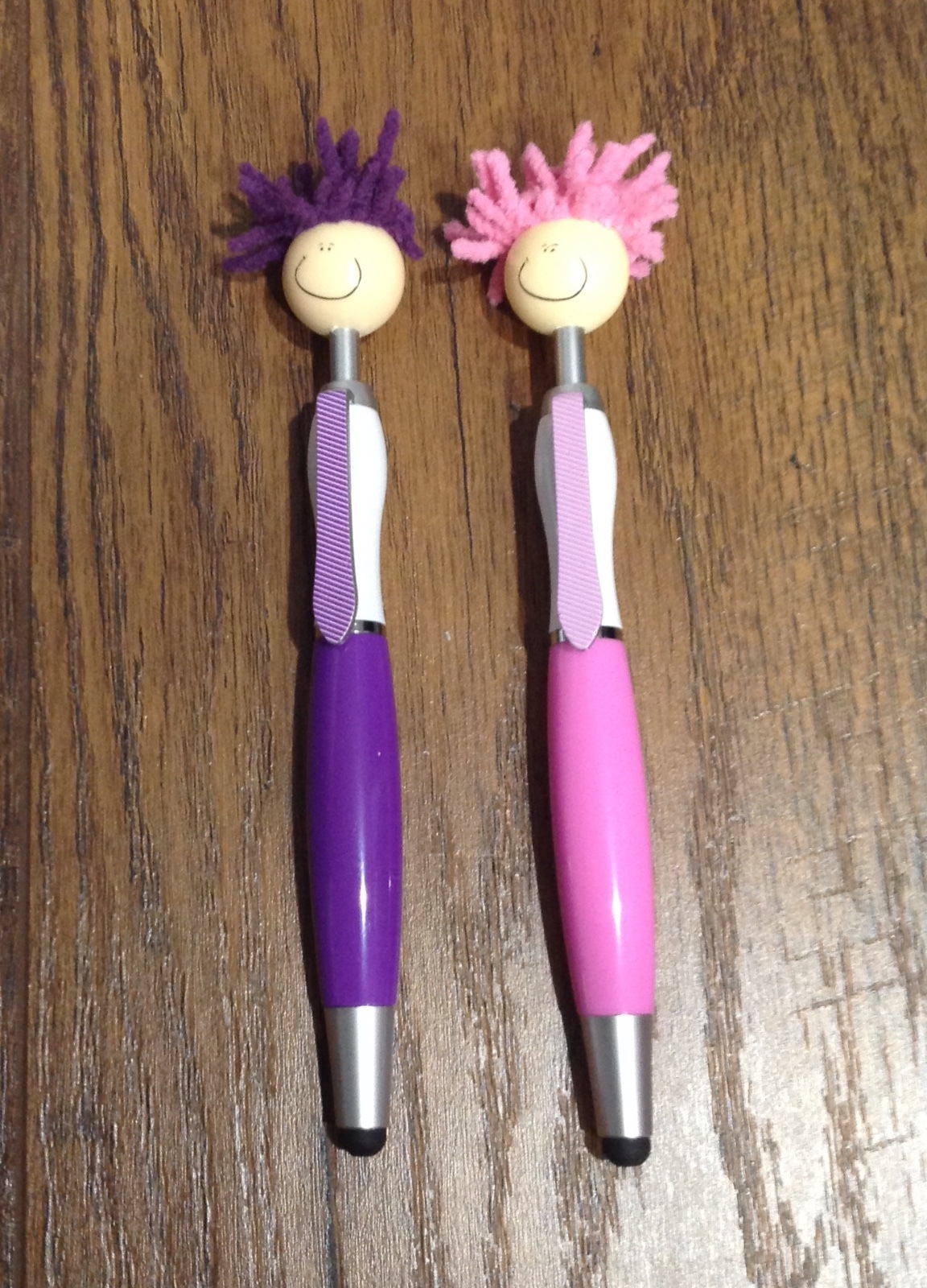 MOP TOPPER™ QTY 2 STYLUS PENS -MICROFIBER SCREEN/iPAD CLEANER FOR COMPUTERS