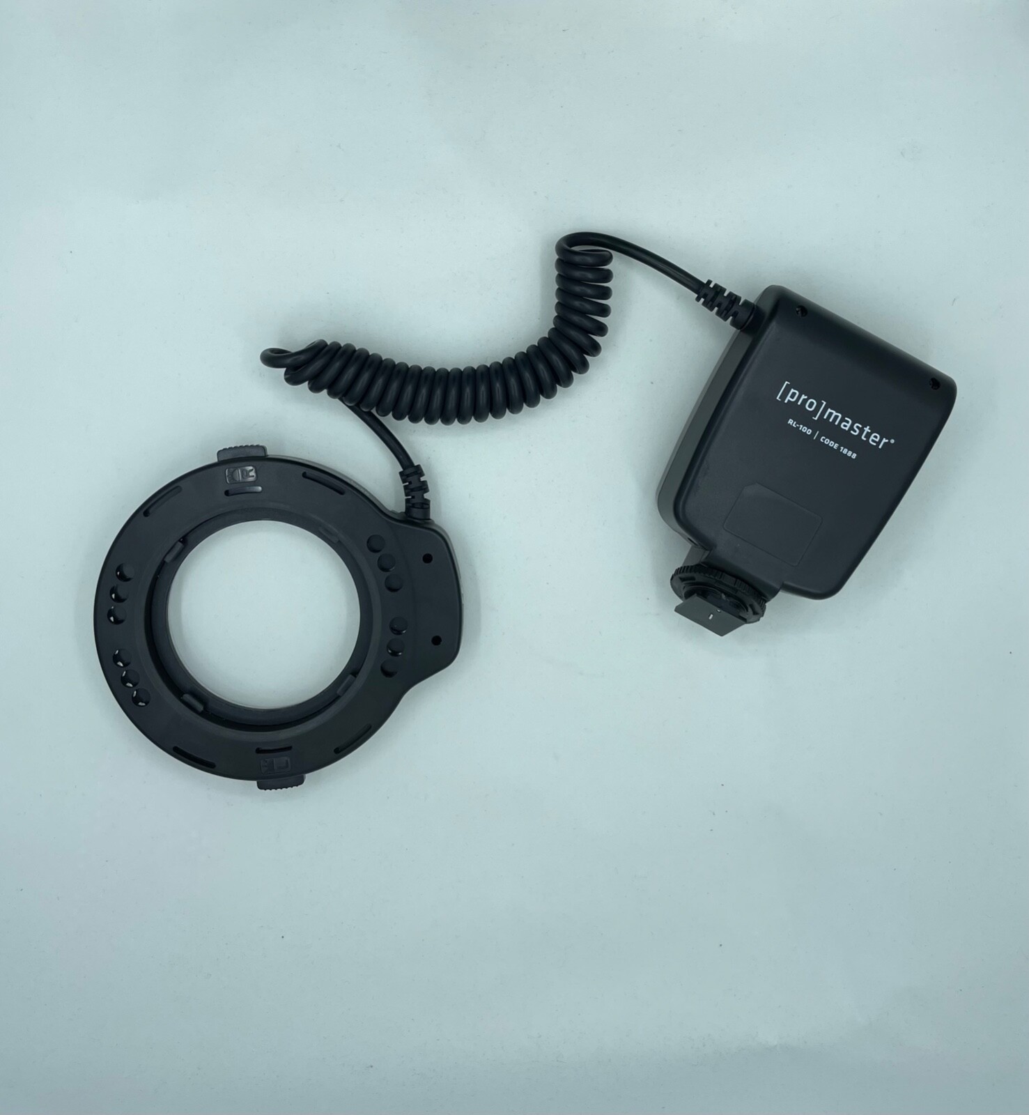 Promaster RL-100 Ring Flash & Accessories - BG. Excellent condition.