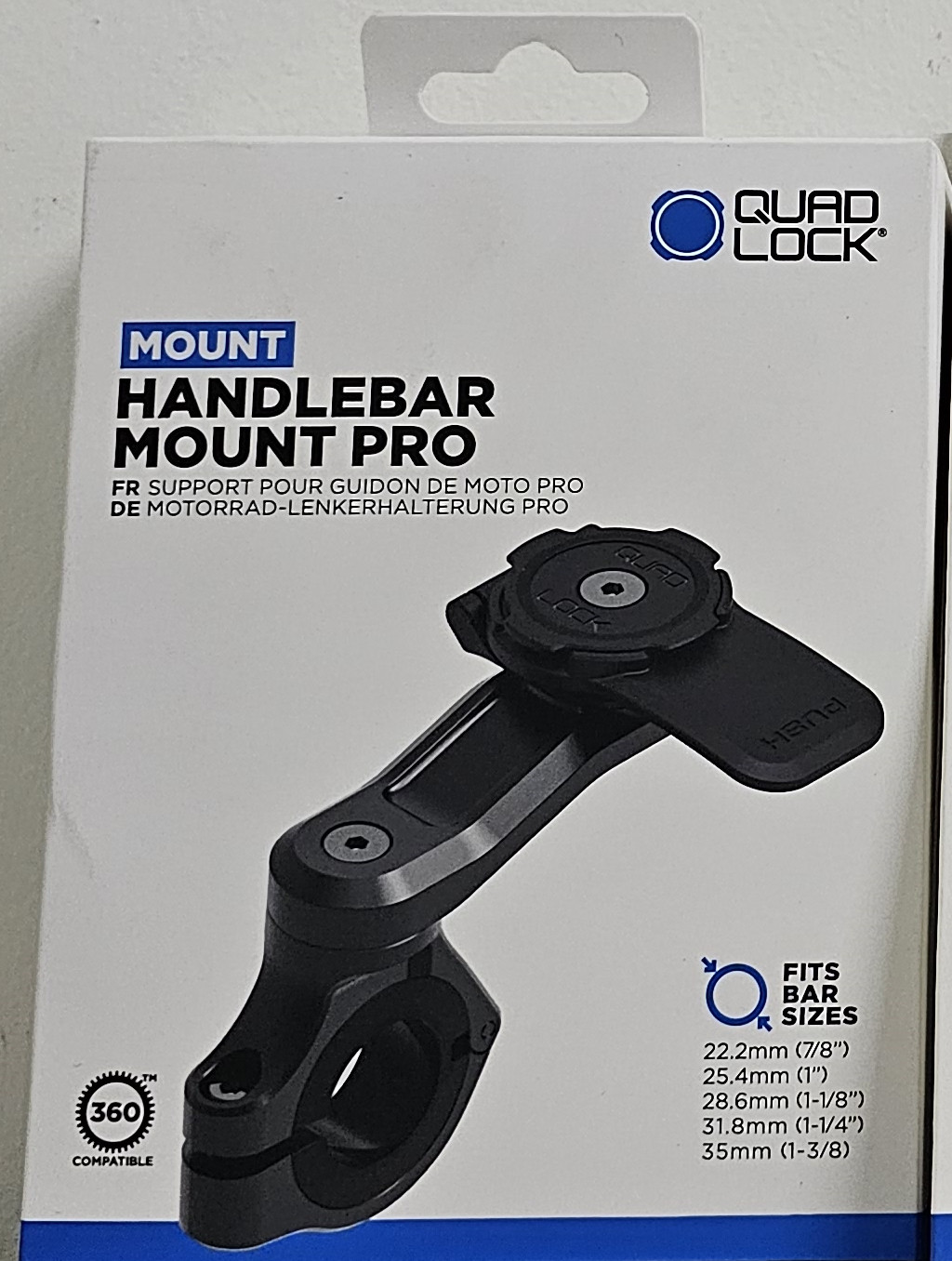 Quad Lock Motorcycle Handlebar Mount PRO QLM-HBR-PRO ***FREE EXPRESS FREIGHT***