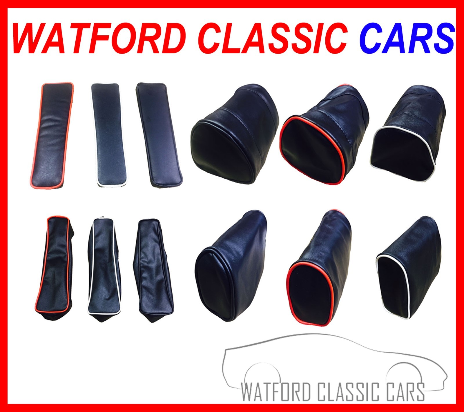 MGB Roadster & GT / MG Midget, Head Rest & Armrest Covers, color of choice