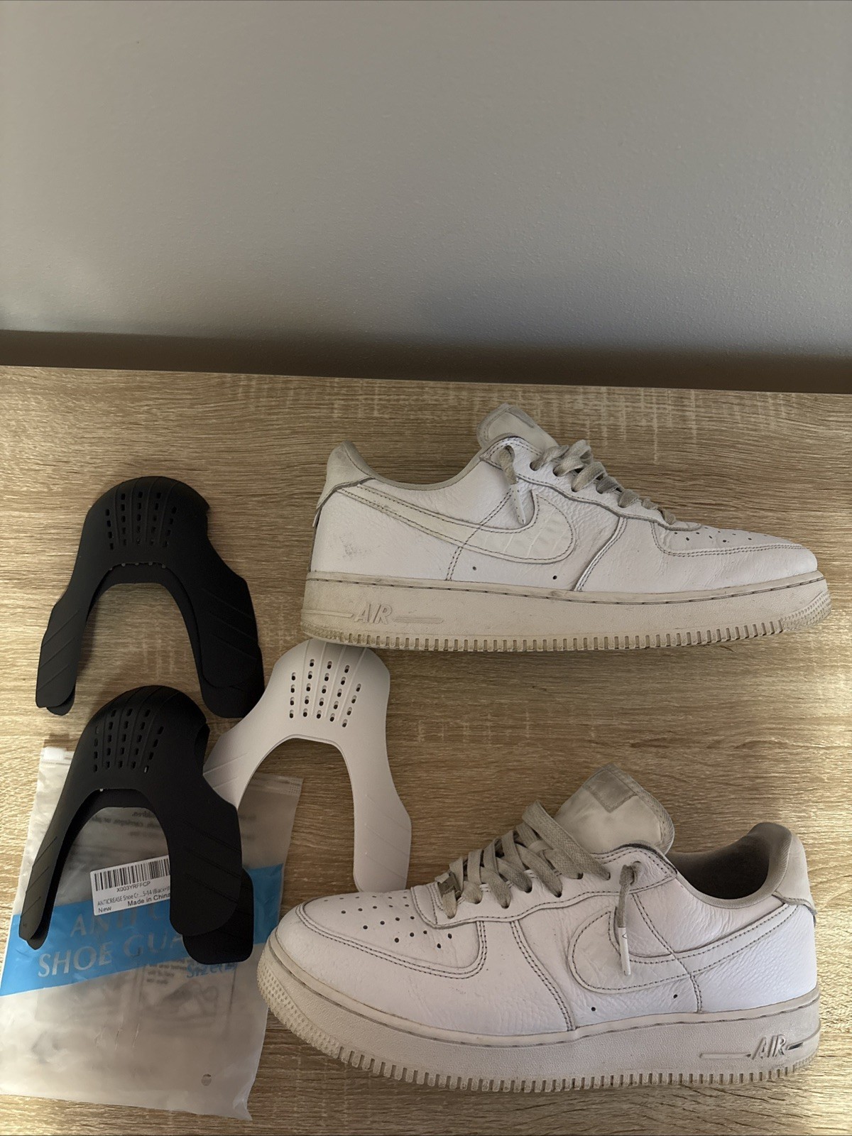 Nike Air Force 1 ‘07 Craft Low Mens Sz 11.5 Triple White Sneakers CU4865-100