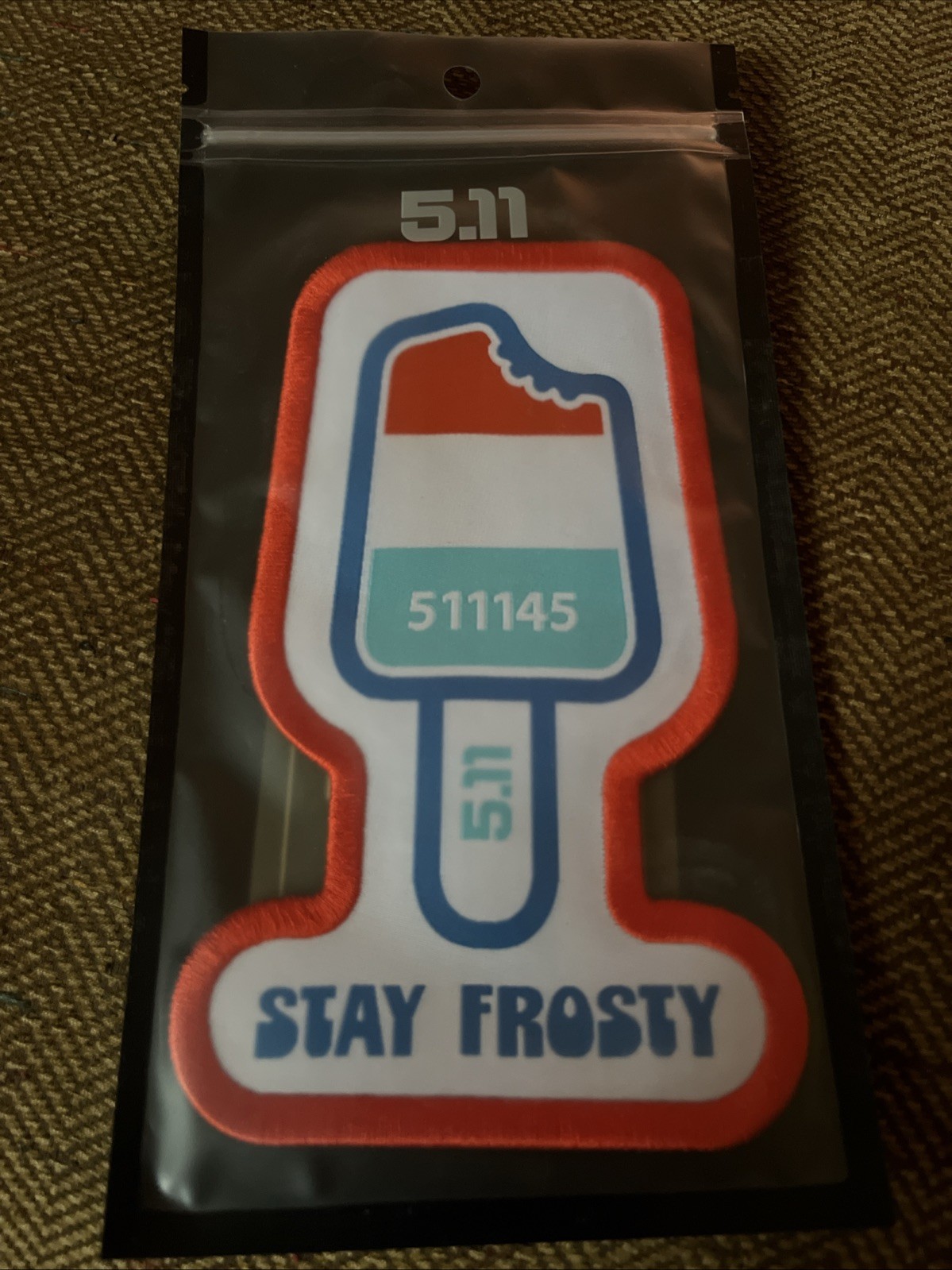 NEW 5.11 Tactical Patch "Stay Frosty" Patch of the Month (POTM) RARE NIP