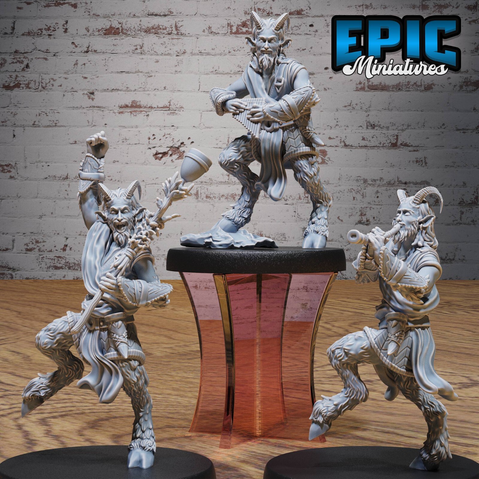 SATYR BARD D&D Dungeons and Dragons Fantasy Miniature - Epic Miniatures 28mm