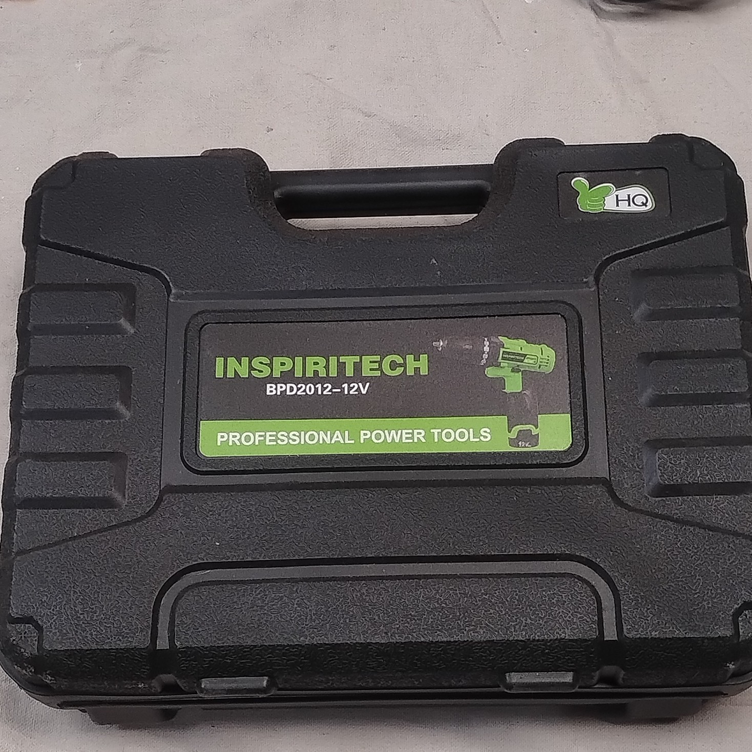 Inspiritech BPD2012-12V 12V Li-Ion Cordless Drill Set, Keyless Chuck, Case