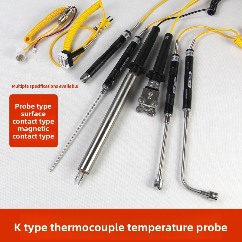 K-Type Thermocouple Probe Temp Sensor 3m 5m for Multimeter NR-81533B