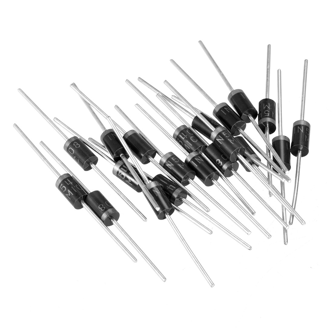 Schottky Rectifier Diode 3A 1000V shaft Silicon Diodes 20pcs for 1N5408