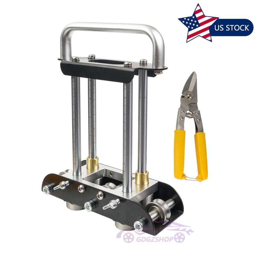 Hand Sheet Metal Edge Roller Bender Roofing Tool & Snip for Making Folding Edges