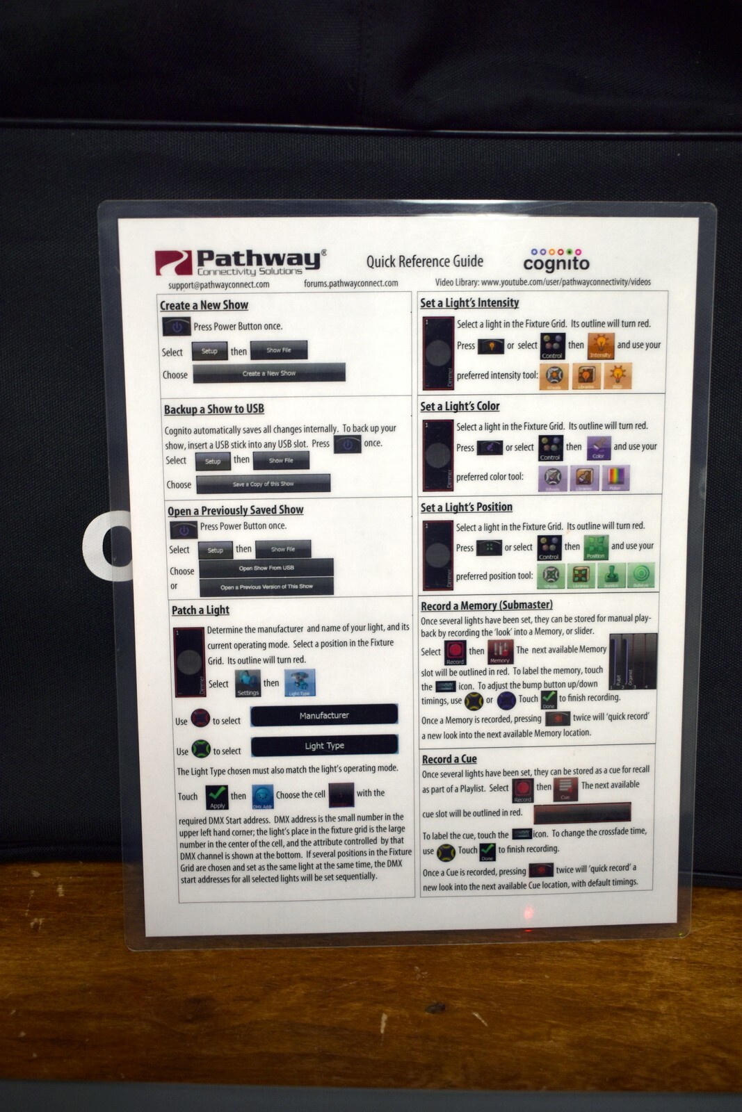 Pathway Cognito² Starter 512 Model 0700-7111 Lighting Console
