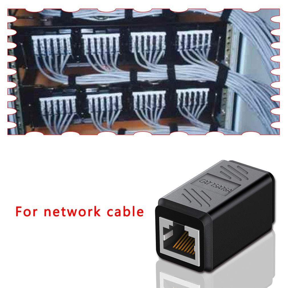 RJ45 Inline Coupler Cat7 Cat6 Cat5e Cat5 Ethernet LAN Network Cable Adapter Lot