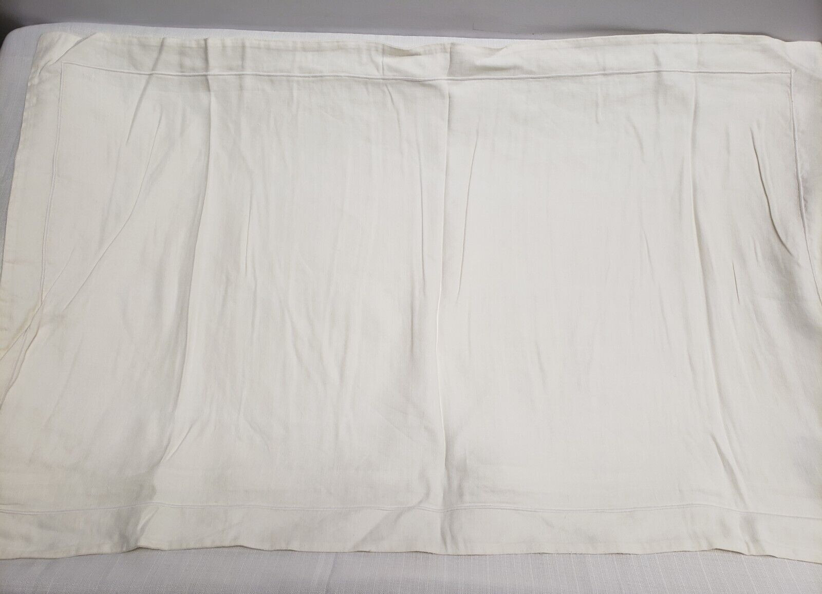 Hotel Collection Linen Blend King Pillow Sham White
