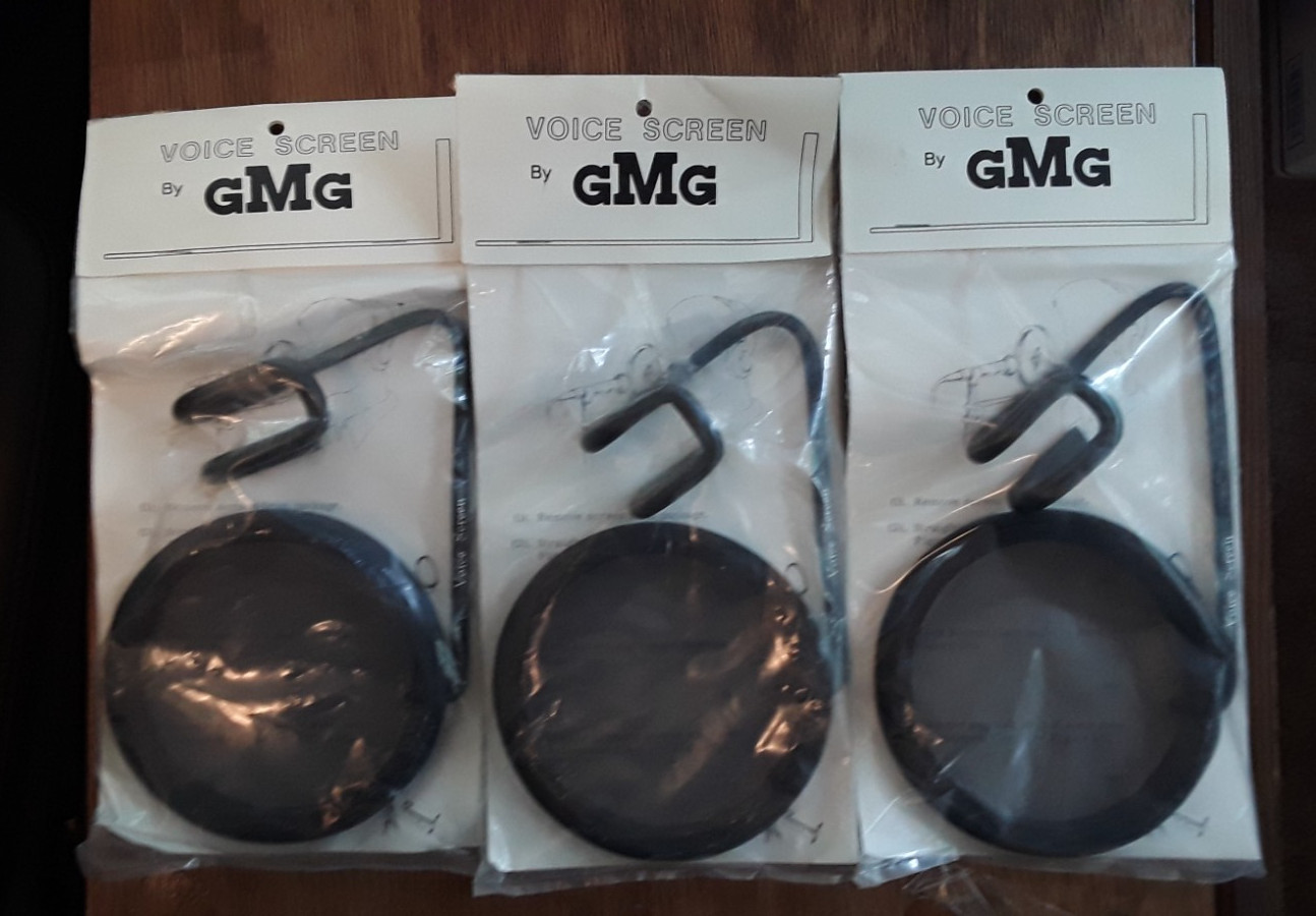 3 VOICE SCREEN/ POP SCREENS PROFESSIONAL GMG MODEL ORIGINAL NEW