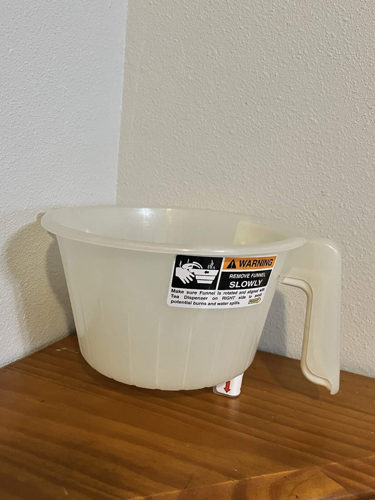BUNN Rotational Funnel, White, Tea