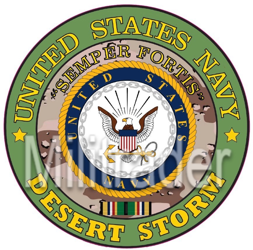 US Navy Desert Storm 4" Semper Fortis Decal