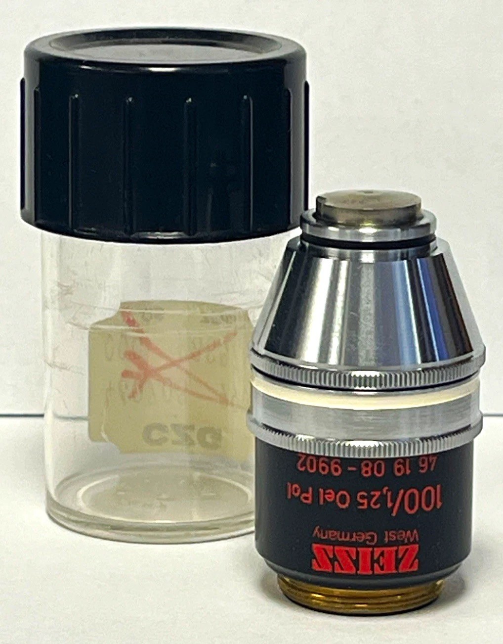 Zeiss 100x/1.25 Oil Pol Microscope Objective 46 19 08-9902