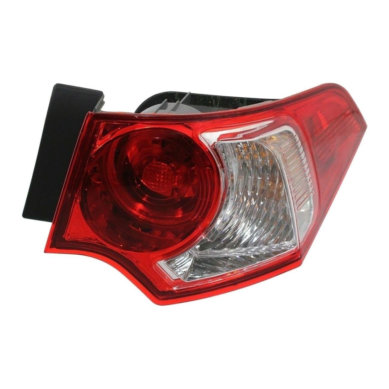 Passenger Outer Tail Light Red Clear Lens w/Bulb Turn Signal for Acura TSX 09-10