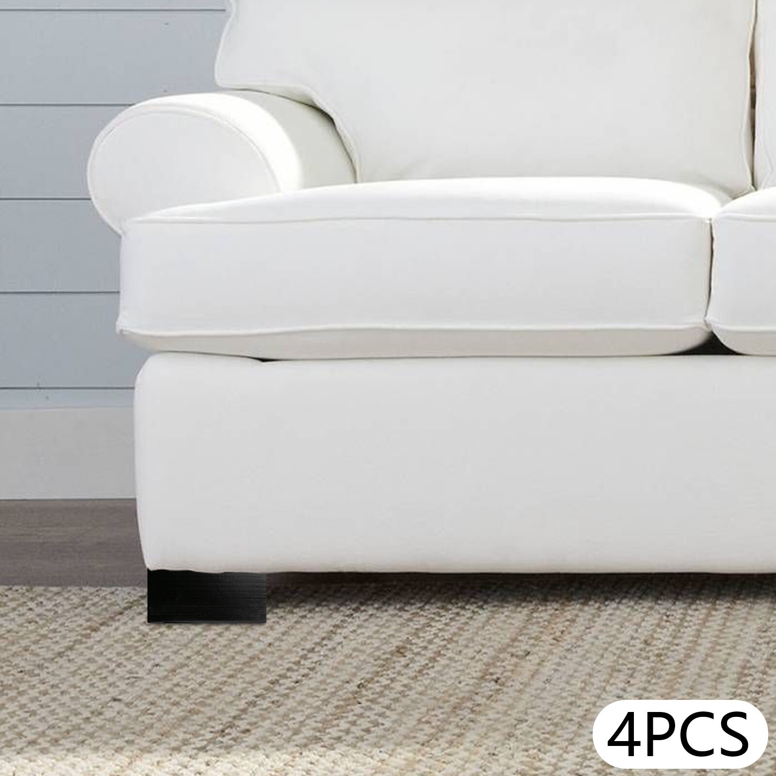 4PC 5.9*5.9''Wood Furniture Legs Wooden L shape For Furniture Coffee Table feet