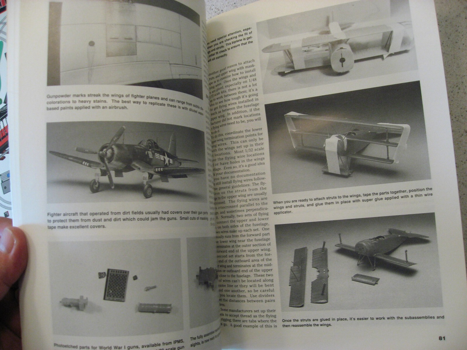 Vtg Fine Scale Modeler Detailing Scale Model Aircraft Paperback Mike Ashey 1994