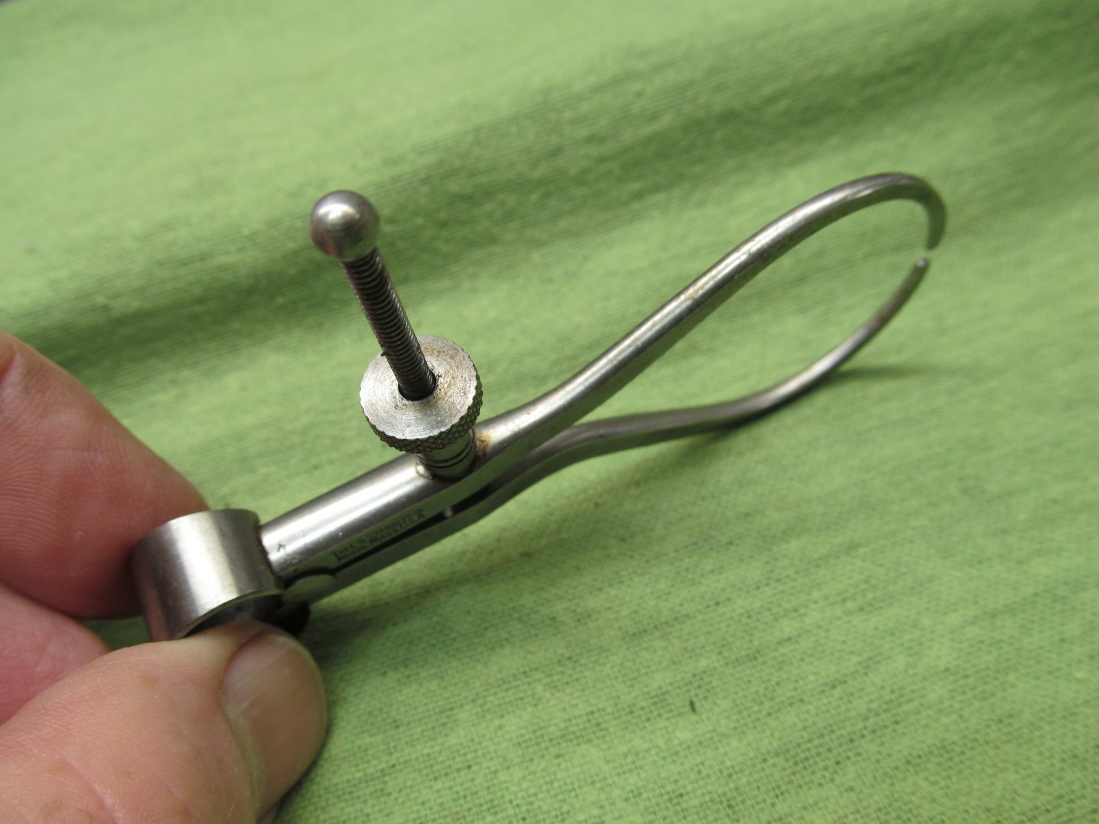 L.S. Starrett 3" Fey Style Outside Caliper No. 75 w/Quick Adjusting Spring Nut