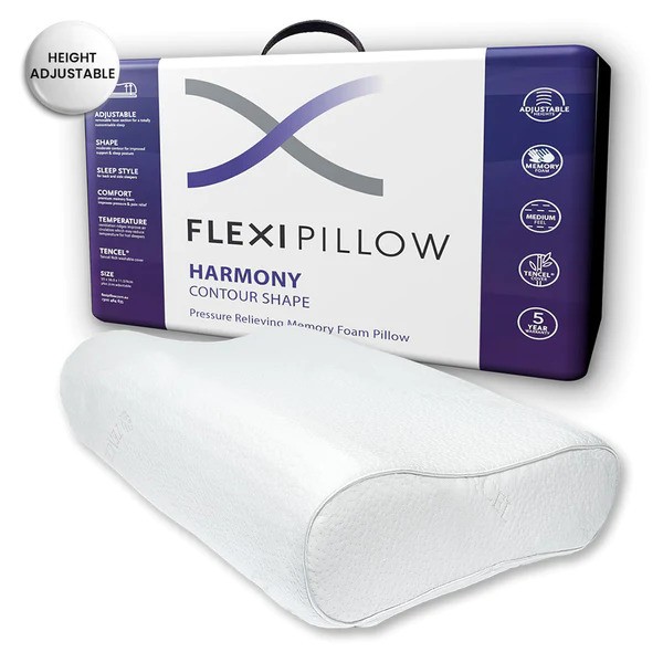 Flexi Pillow Harmony Dual Contour Memory Foam Pillow